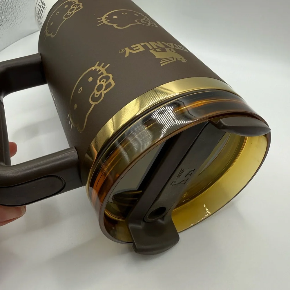 Stanley Brown and Gold Hello Kitty Tumbler- 40 onz - Picture 7 of 13